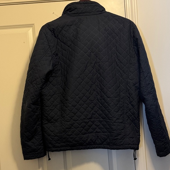 Men's Navy Quilted Jacket - Picture 7 of 12